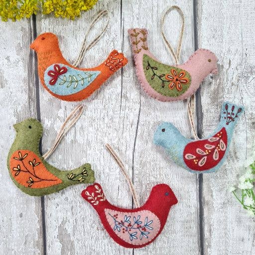 Folk Birds Felt Craft Kit