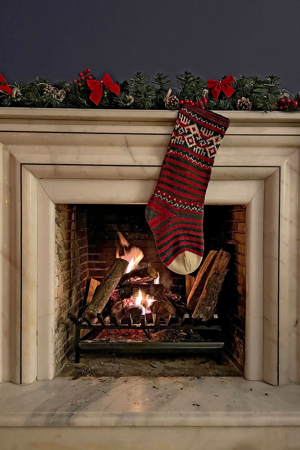 Baba Noel Knitted Stocking Kit