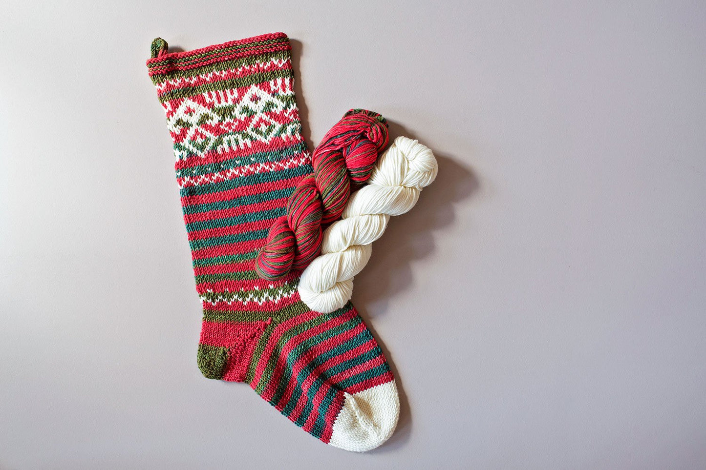 Baba Noel Knitted Stocking Kit