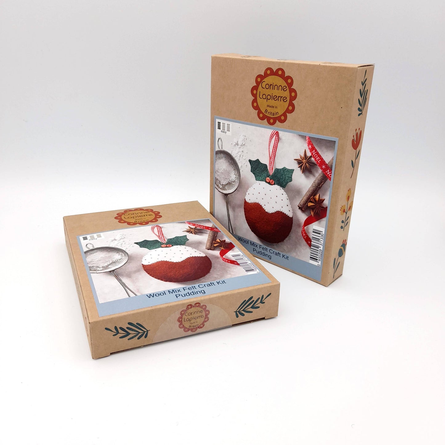 Christmas Pudding Felt Craft Mini Kit